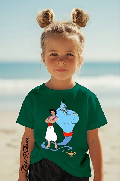 New Shine ALADIN I NJEGOVA ČAROBNA LAMPA ŠTAMPANA NA VEĆEM DEČIJEM MAJICAMA