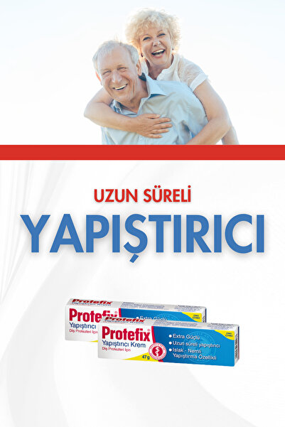 Protefix Diş Protezi Yapıştırıcı Krem 47 gr (5 ADET)