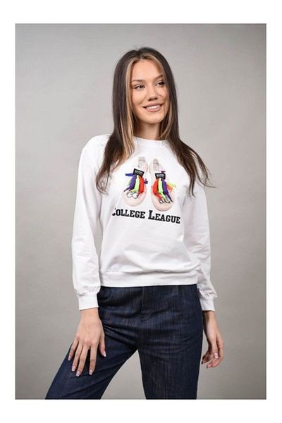 Cocco Rossa Sweatshirt - White