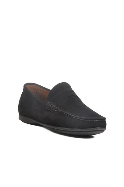 WALKWAY 3Y0113 Black Suede Men's Casual Shoes