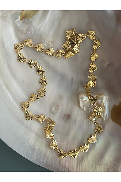 Hoop jewelery Sequin Heart Choker