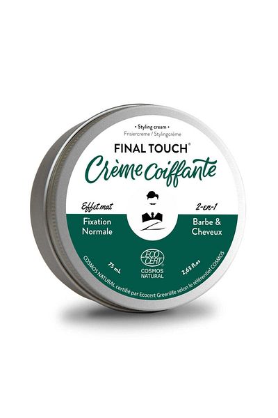 Monsieur Barbier FINAL TOUCH, 2-in-1 styling cream for beard and hair, matte effect, Monsieur Barbier, 75 ml