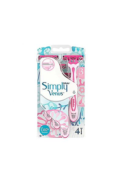 Gillette Gillette Simply Venus 3-Blade Razor - 4 Pieces