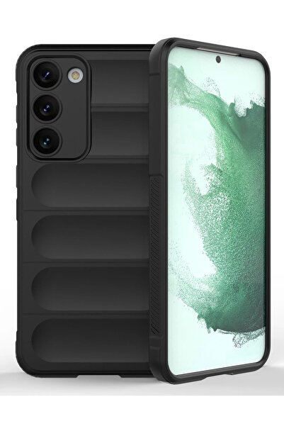 NewFace حافظة سامسونج جالاكسي S23 بلس من السيليكون المثالي - أسود 1492120709