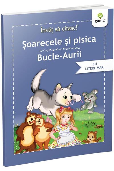 Editura Gama Invat sa citesc cu litere mari! Soarecele si pisica. Bucle Aurii