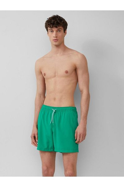 s.Oliver Men's Regular Fit Swim Shorts, Green, M
