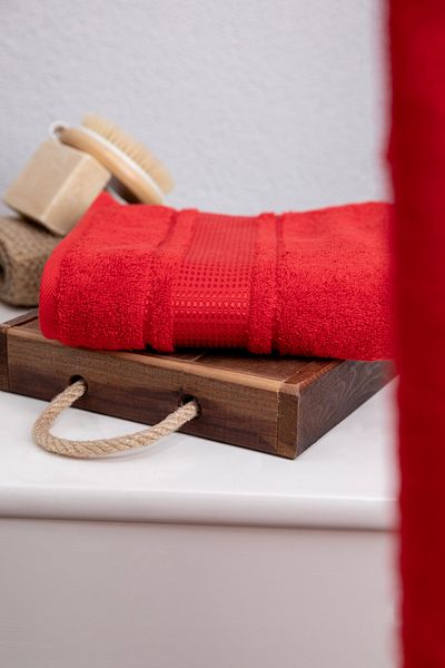 Özdilek Colourist Hand Face Towel 50X90 - Red