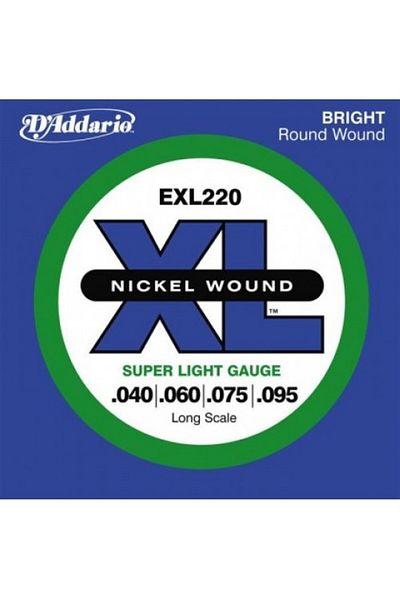 Daddario D'Addario 0.40 Long Scale Bass Guitar String Exl220