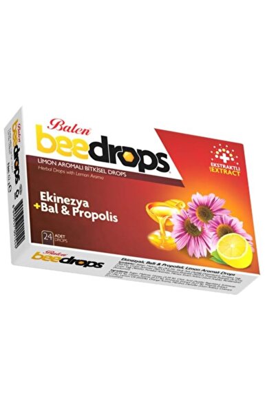 Balen -قطرات عشبية بنكهة الليمون من Beedrops، إشنسا مع العسل والبروبوليس، 24 ...
