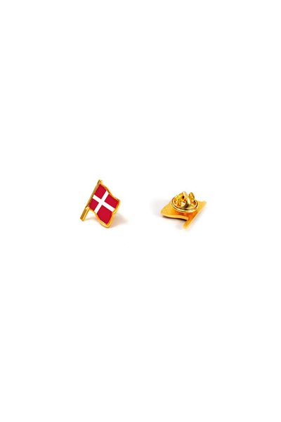 Arhi Design Denmark flag pin badge, 2 pieces