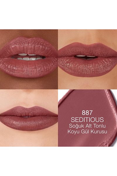 Nars Explicit Lipstick Smudge-Proof Satin Finish with Vibrant Colors and Creamy Construction