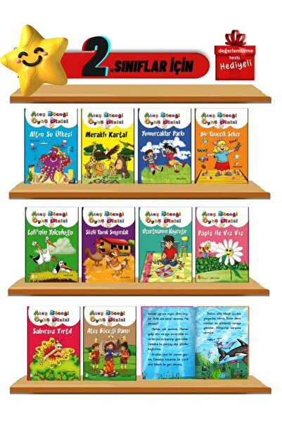 Ata Yayıncılık 2.sınıflar Için En Hikaye Seti (10 KİTAP KUTULU VE HEDİYELİ)
