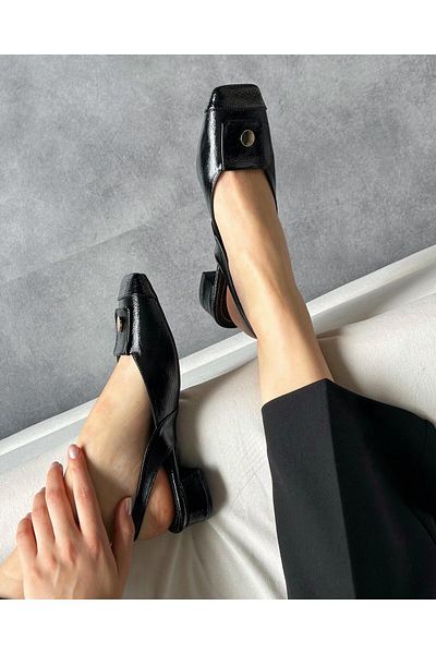 Zuum Estela Heeled Women's Shoes - Black Patent Leather