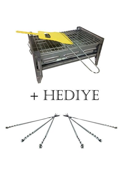 Teknor Portatif Paslanmaz Katlanır Mangal