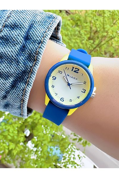 Ferrucci Jaga White Dial Lilac Blue Cordon Silicone Wristwatch