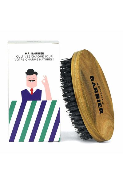 Monsieur Barbier FINAL TOUCH, 100% vegan sandalwood beard brush, Monsieur Barbier, 1 pc