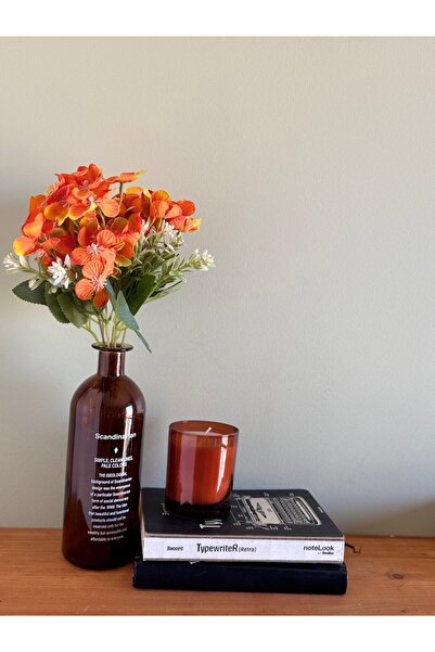 BUCOLIC Dekoratif Ortanca Çiçek Turuncu