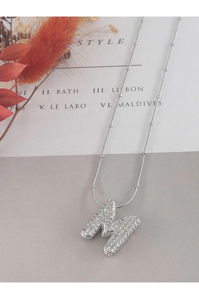 İNN JEWELLERY Steel Necklace with Anti-tarnish Evil Eye Bead Figure (2 YEARS IMPORTER GUARANTEE)