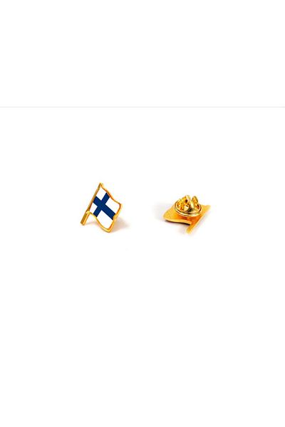 Arhi Design Finland flag pin badge, 2 pieces