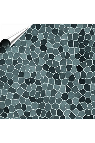 Baskı Madeni Doğal Taş Görünümlü Yapışkanlı Yer, Tezgah Arası, Masa, Duvar Kaplama Folyosu