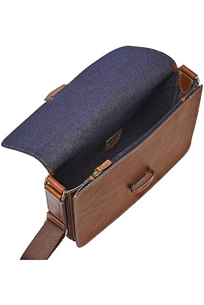 Fossil Lennox Messenger Briefcase, Brown