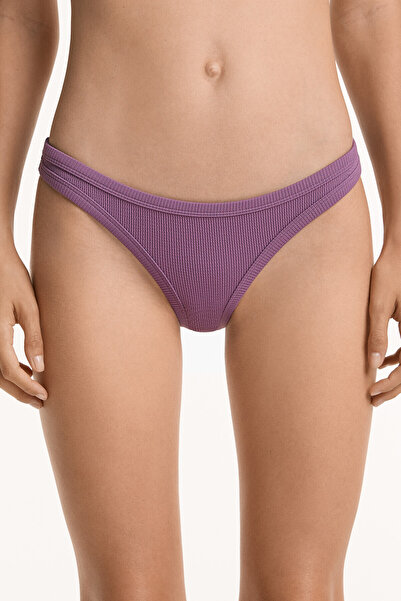 Oysho U kesim rib orta kapatıcılıkta bikini altı