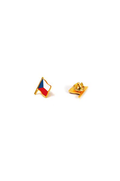 Arhi Design Czech Republic flag pin badge, 2 pieces