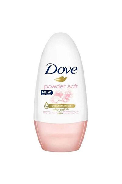 Dove Powder Soft Roll-On Deodorant, 50 ml