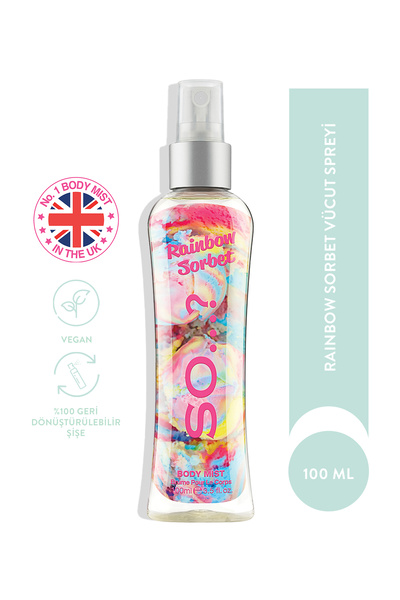 Genel Markalar So…? Rainbow Sorbet Vücut Spreyi 100 ML