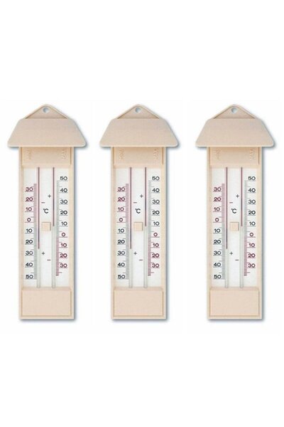 TFA '3 Adet' 10.3015.03 Plastik Maksimum-minimum Termometre