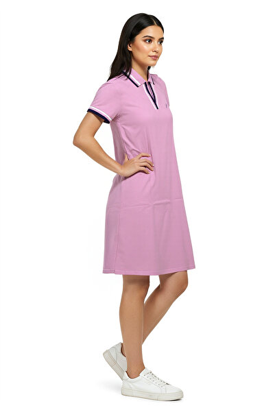 Nautica Short Sleeve Premium Cotton Knee Length Dress