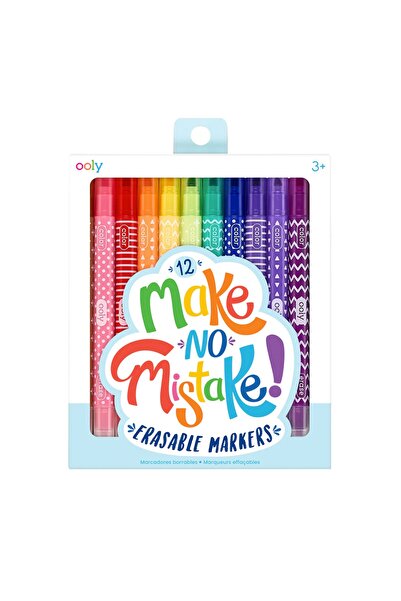 Ooly Make No Mistake Silinebilir 12’li Keçeli Kalem