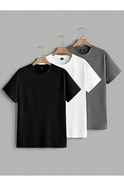 PAVRO Tricou unisex Pavro cu croială confortabilă, de culoare uni, în mai mul...