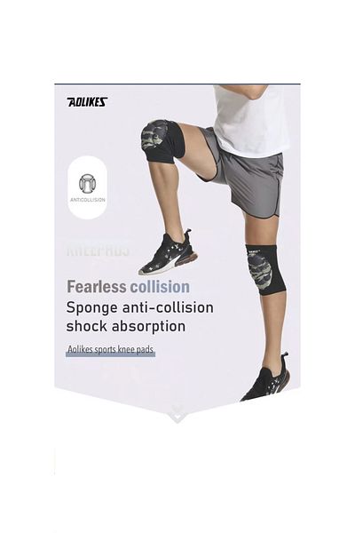 MUBX Thick High Quality Pro Protective Knee Pad Volleyball Knee Pad Basketball Tennis Cycling Knee Pad