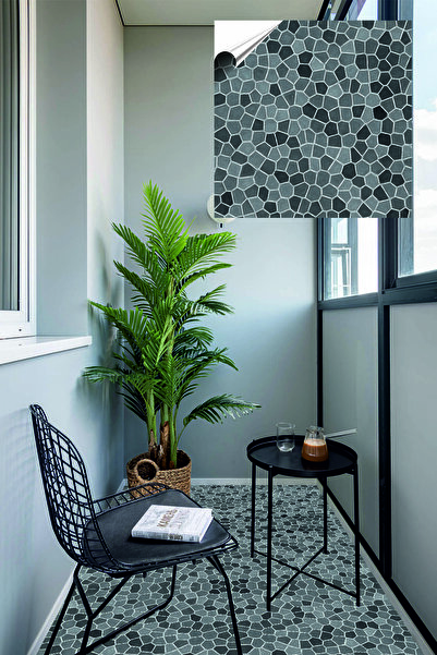 Baskı Madeni Doğal Taş Görünümlü Yapışkanlı Yer, Tezgah Arası, Masa, Duvar Kaplama Folyosu