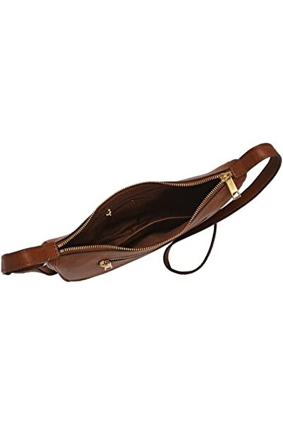 Fossil Women's Cecilia Leather Small Crossbody Purse Handbag, Medium Brown