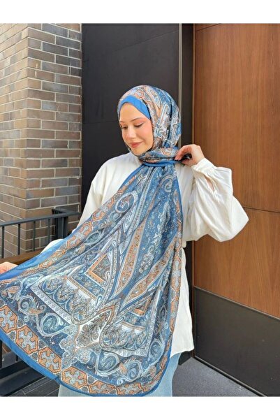 SHİROSA șal din bumbac cu model etnic