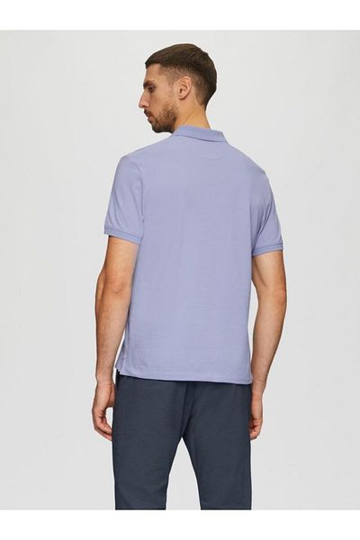 s.Oliver Men's Polo Shirt, Cotton, Regular Fit, Logo, Lila, M