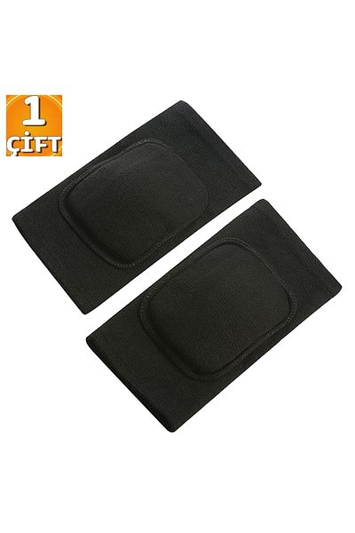 MUBX Black Knee Pad Shock Absorbing Sponge Volleyball Knee Pad Tennis Cycling Knee Pad