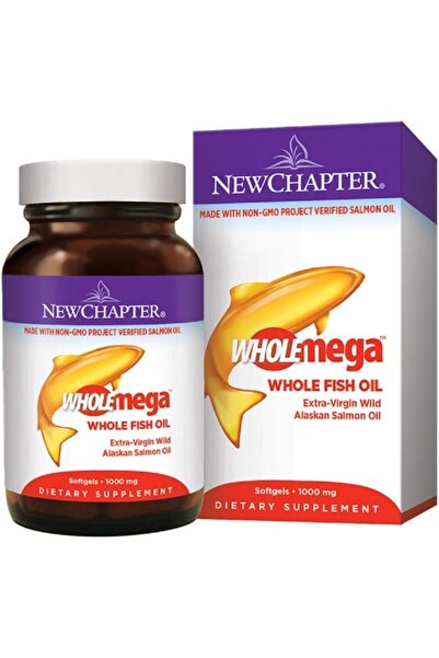 New Chapter زيت السمك هولميجا 1000 ملغ 60 كبسولة هلامية
