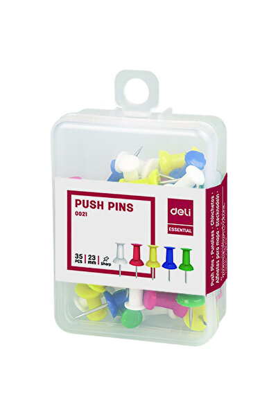 Deli Щифтове за коркова дъска 35 бр./комплект Deli