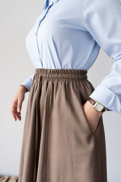 hrmonny Lined Linen Skirt