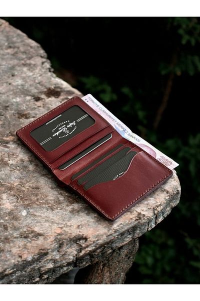 Kalkan deri Genuine Leather Wallet - Handmade - with Window