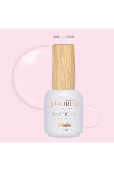 LUXORISE Bază de cauciuc fără Hema LUXORISE Harmony - Bujor Pastel 10ml