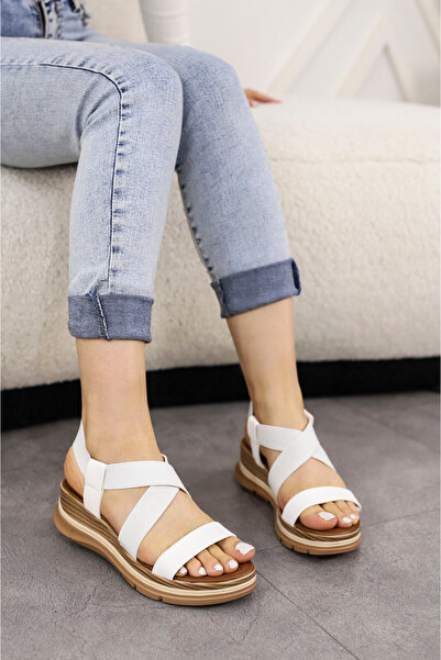 Mamito Ayakkabı Bln 510 Cross Rubber Detailed Sandals