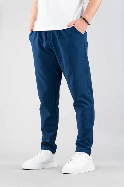 bombe Men's Jogger Pants Elastic Waist Drawstring Cotton Comfortable Boyfriend Pants Parliament