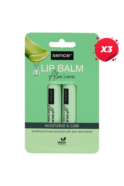 SENCE X3 - SENCE BALSAM BUZE 2X4.3G ALOE VERA