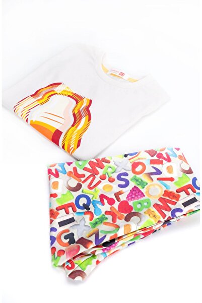 Haribo طقم جوارب بناتي من 2 إلى 8 سنوات باللون البيج