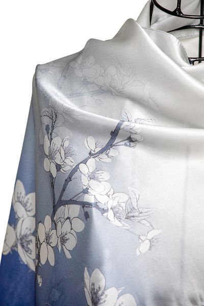 CASHMERE AND SİLK MAWLANA (53X173) Pure Silk Shawl