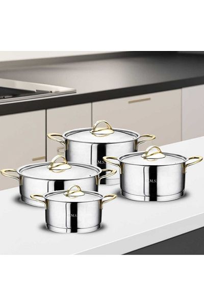 OMS Serving Sets - Gold - Stainless Steel
